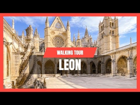 Walking tour Leon | Spain [4K]