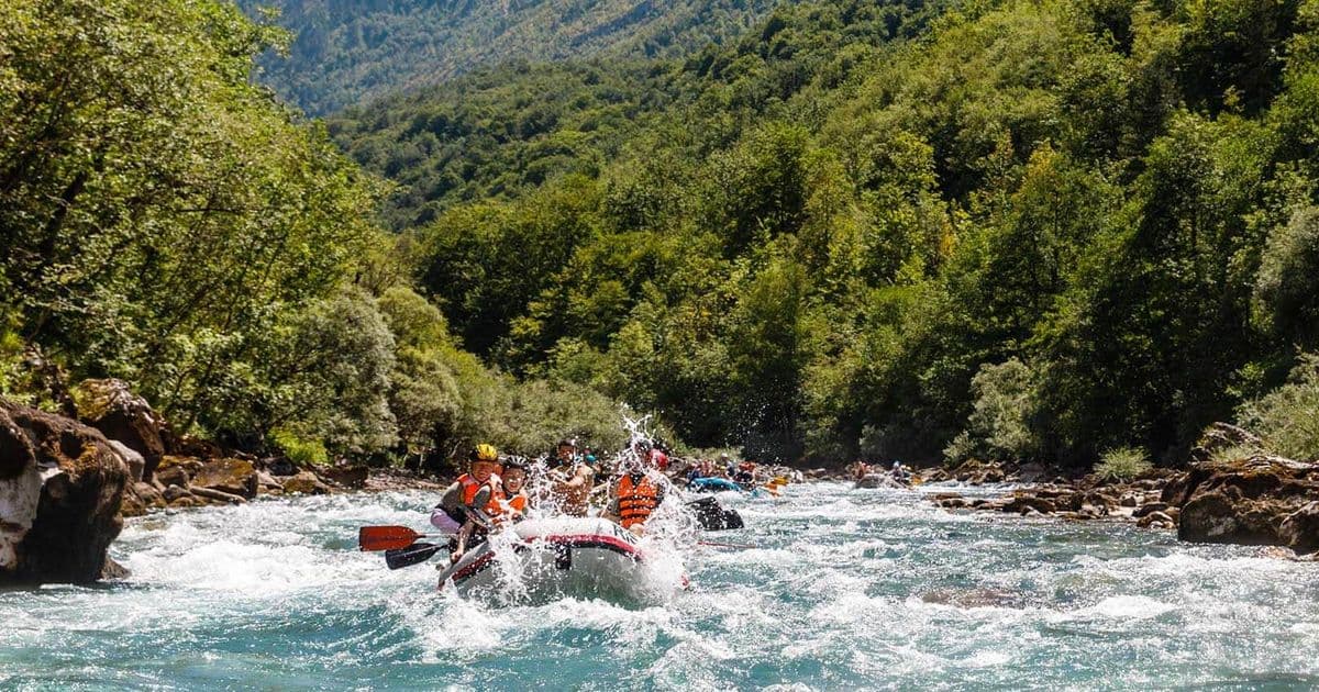 Tara Rafting in the deepest canyon in Europe