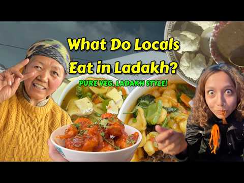 Part 2 Ladakhi Food Tour: What to Eat In Leh! From Chutagi To Namkeen Chai | LADAKH PURE VEG FOOD