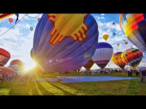 The World's Largest Hot Air Balloon Fiesta- In 4K