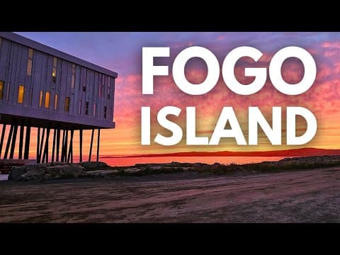 FOGO ISLAND Newfoundland: The Fogo Island Inn and Exploring the Island