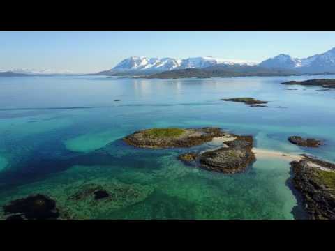Norway Midnight Sun Kayak Drone Film