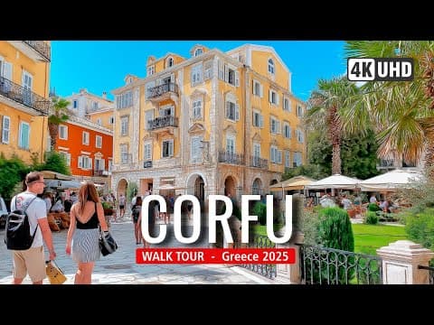 CORFU's Secrets Exposed - Historic Old Town & Ionian Beauty 4K