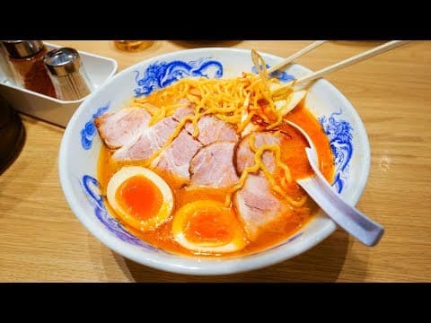 Japanese Food in Sapporo - MISO RAMEN + Conveyor Belt Sushi + LEVEL 40 SPICY Soup Curry!