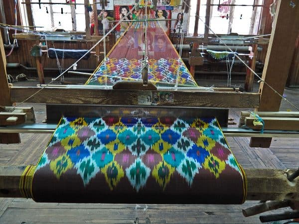 Yodgorlik Silk Factory in Margilan