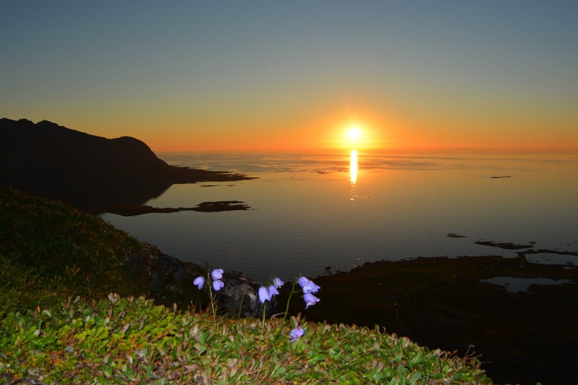 Midnight Sun in Lofoten