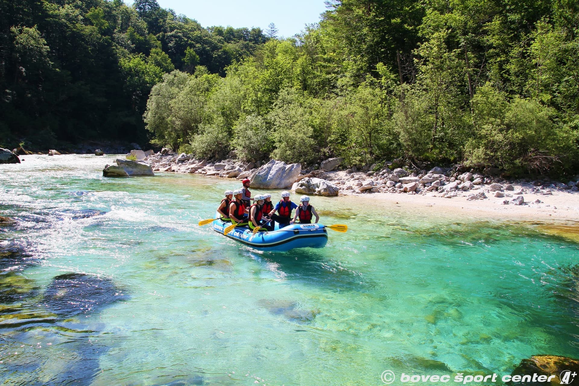 Soča River Rafting in Bovec | Bovec Sport Center
