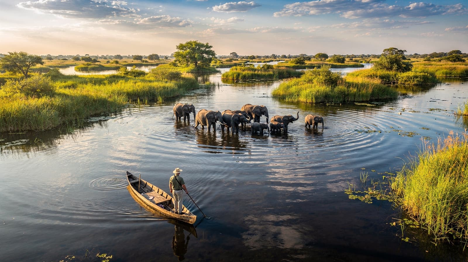 Okavango Delta, Botswana — Summer 2026