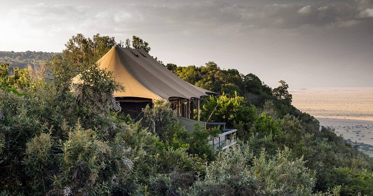 Angama Mara in Mara Triangle near Masai Mara National Reserve, Kenya.