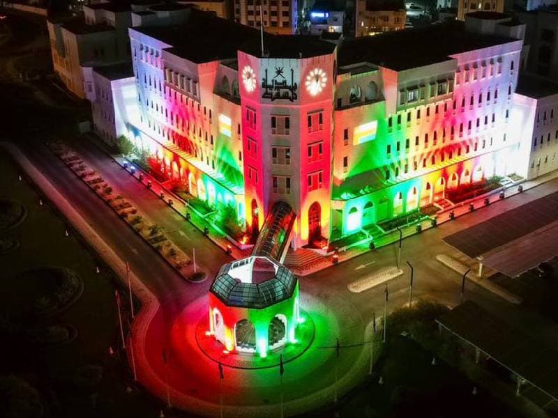 Decked out for Oman National Day 2025