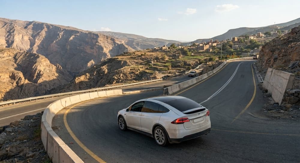 Can you drive an EV up Jabal Akhdhar, without a 4WD?